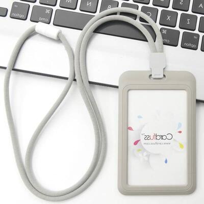 Work badge badge holder with lanyard card holder work card