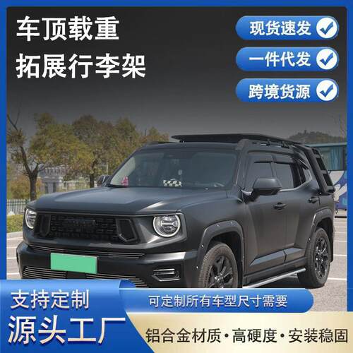 哈弗大狗车顶平台 二代大狗拓展专用行李架行李框侧边爬梯旅行架