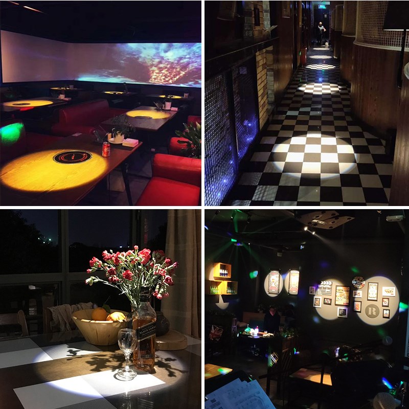 舞台led聚光灯剧本杀遥控变色七彩射灯酒吧彩色舞蹈室追光氛围灯