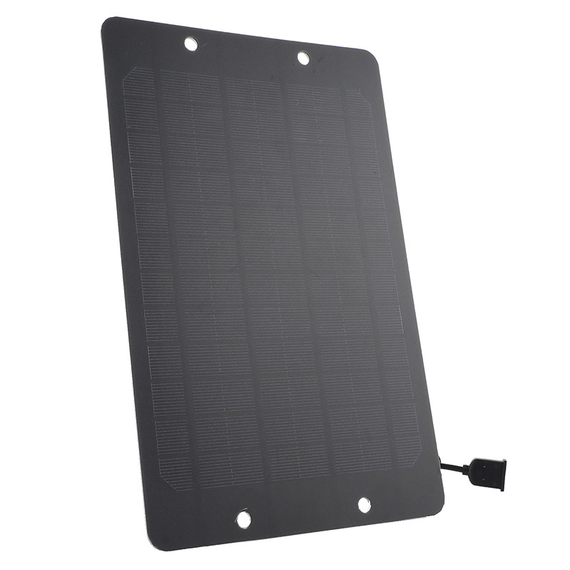 5伏6瓦太阳能充电板摄像头潜水泵蓝牙耳机充电宝带稳压可充手机