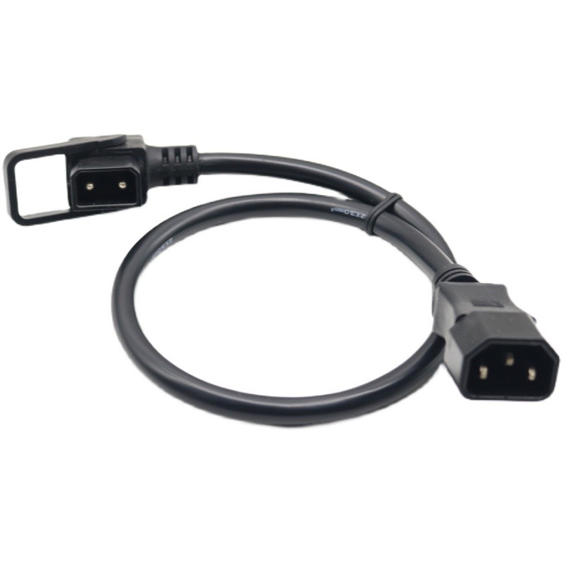 绿源锂电新国标电动车充电桩插头转换接头圆针充电口 输出放电线