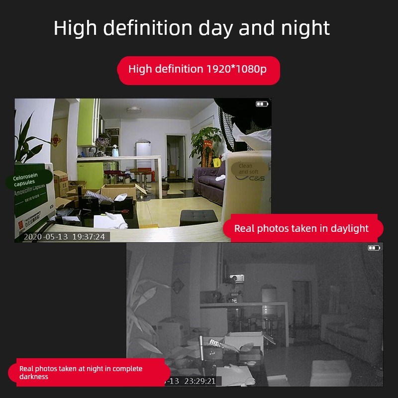 香港/台湾/澳门/国外摄像头无线手机远程免插电免打孔无需网络高