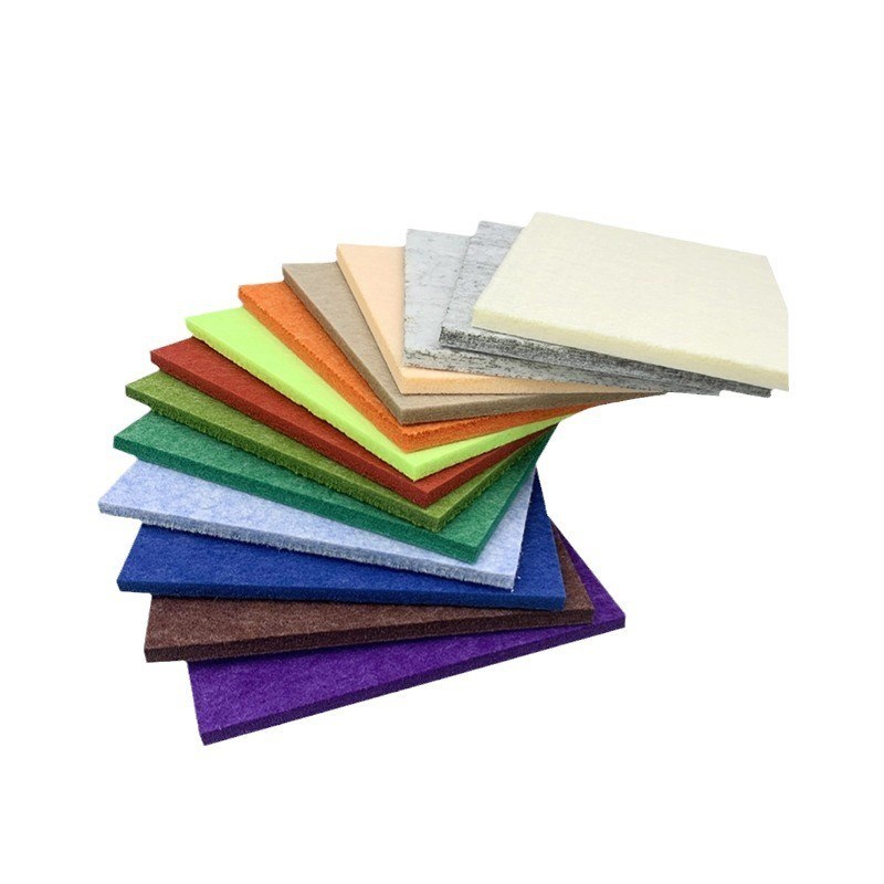 墙面吸音板魔术贴可粘原声吸收毛毡背景装饰降噪吸音毛毡面板