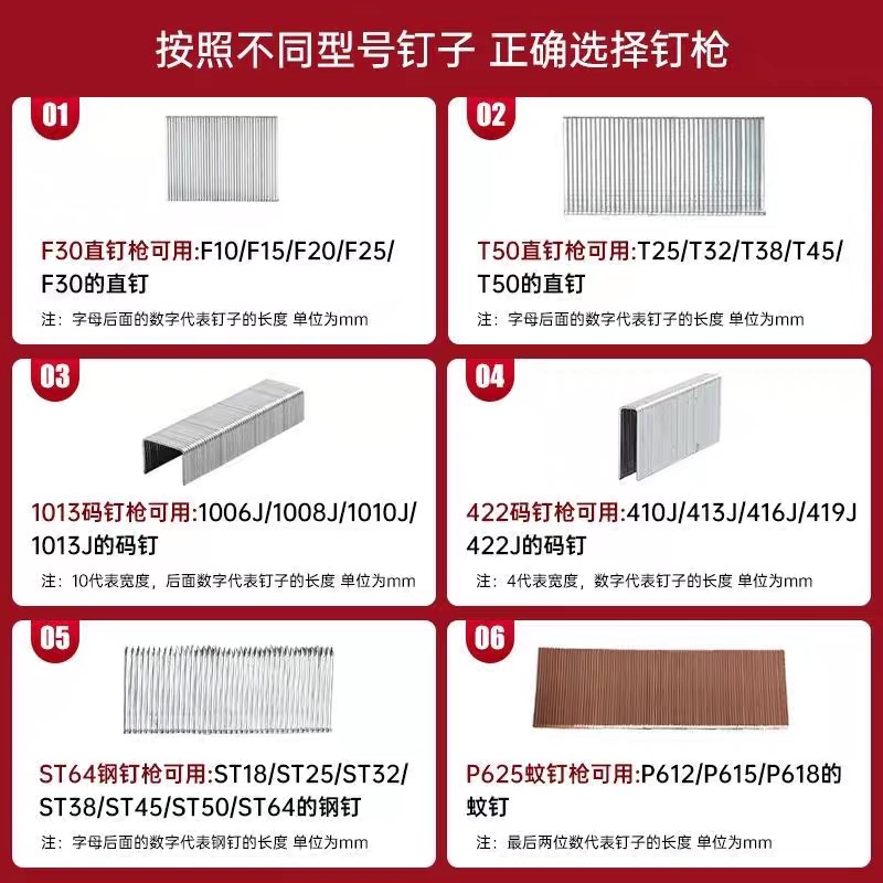 中杰ST64G/C/B气钉枪钢钉枪直钉枪气排枪气动工具木工装修钉枪