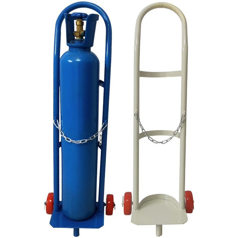 气瓶推车8L10L15L钢瓶小推车搬运车工业氧气乙炔瓶手推车小拖车