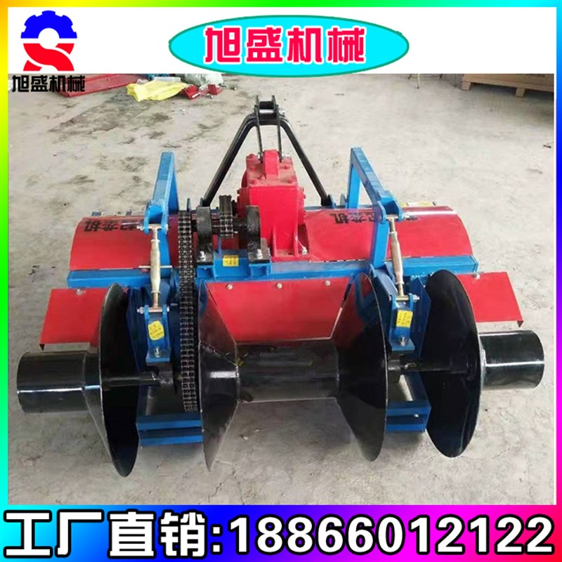草莓起垄机蔬菜大棚葱生姜开沟筑埂机拖拉机带果园打梗机三包