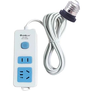 灯口改插座灯头带线e27螺口带开关一体螺旋罗口多功能灯座转换器