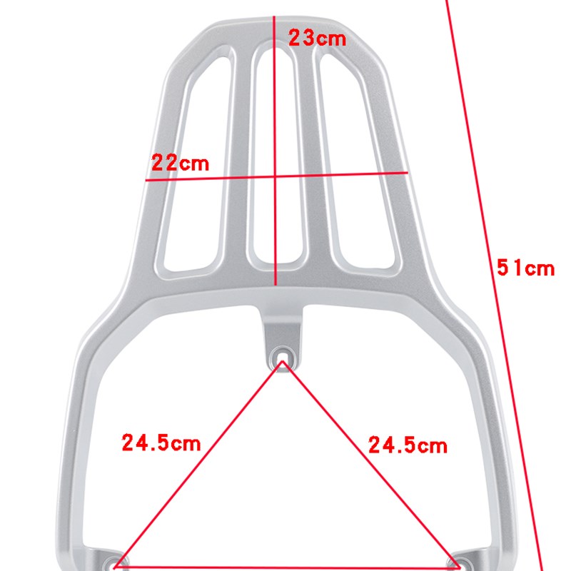 适用新日博战EB电动车后尾架靠背电瓶车哈铃五羊G6二代尾箱架货架