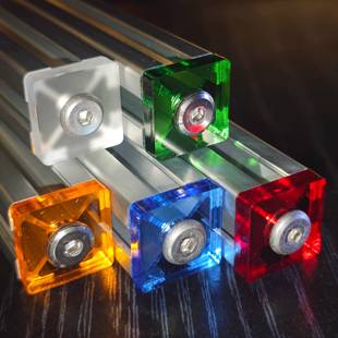 3030铝型材连接件L型/T型/端盖亚克力替代件端盖角码装饰角码定制