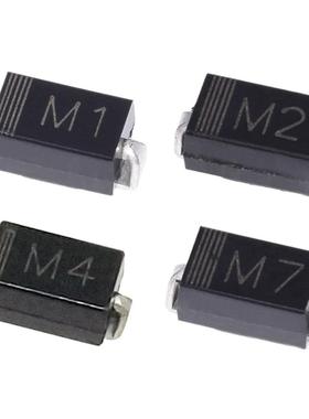 M1/M2/M4/M7/M7F/A7 SMA整流二极管 贴片1N4001/4002/4004/4007
