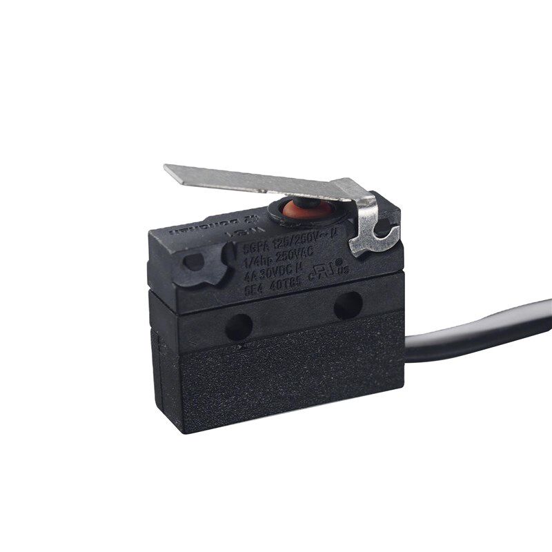 带认证环保微动开关防水WS1带线端子充电 汽车 专用IP67可定制