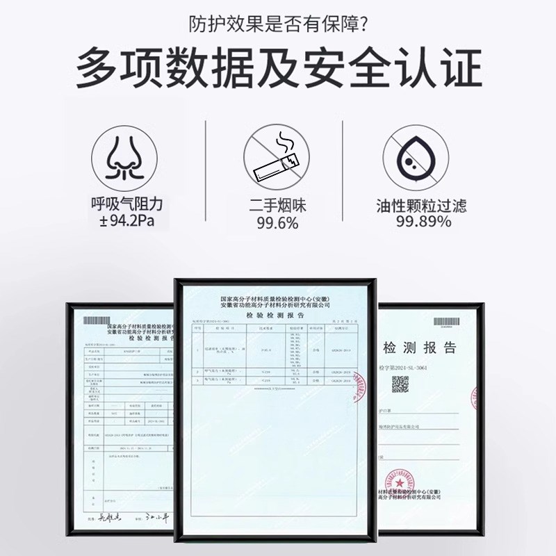 防二手烟专用口罩孕期防烟雾面罩孕妇过滤打麻将活性炭防尘办公室