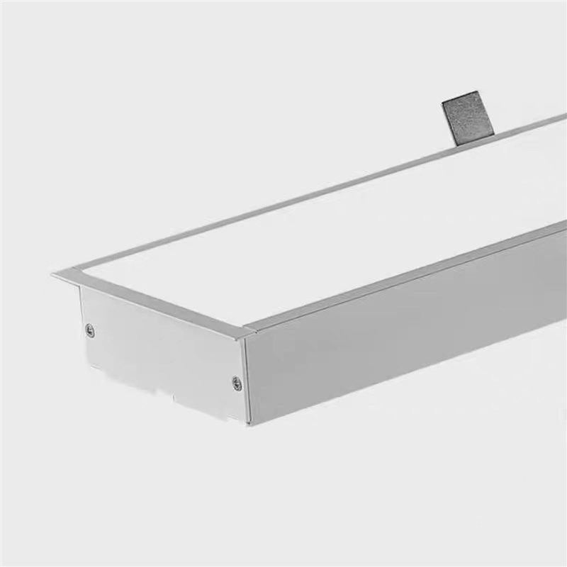 led嵌入式长条灯无缝拼接铝槽条形灯办公室会议室天花暗装线条灯