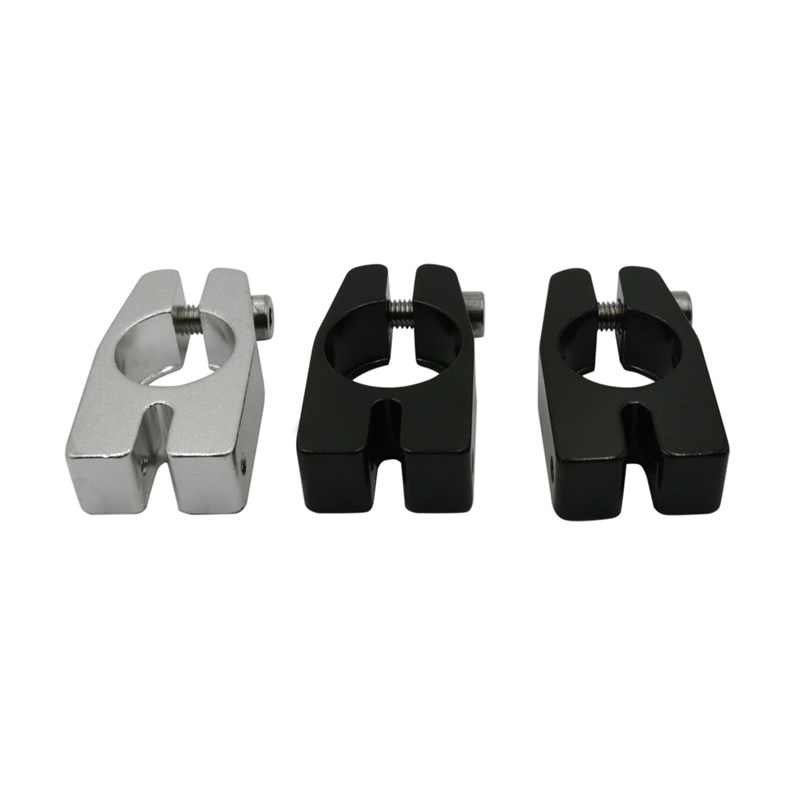 自行车全铝31.8多功能座管夹可安装货架中管夹码货架锁紧束仔夹码