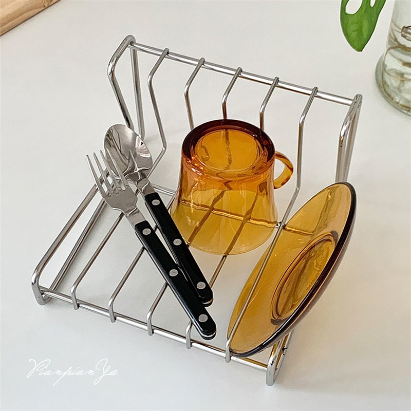 厨房好物!304不锈钢厨房盘子碗架沥水架放碟子收纳架滤水置物架