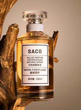 SACO暖暖壁炉女士香水花果香调持久留香淡香清新自然直播100ml