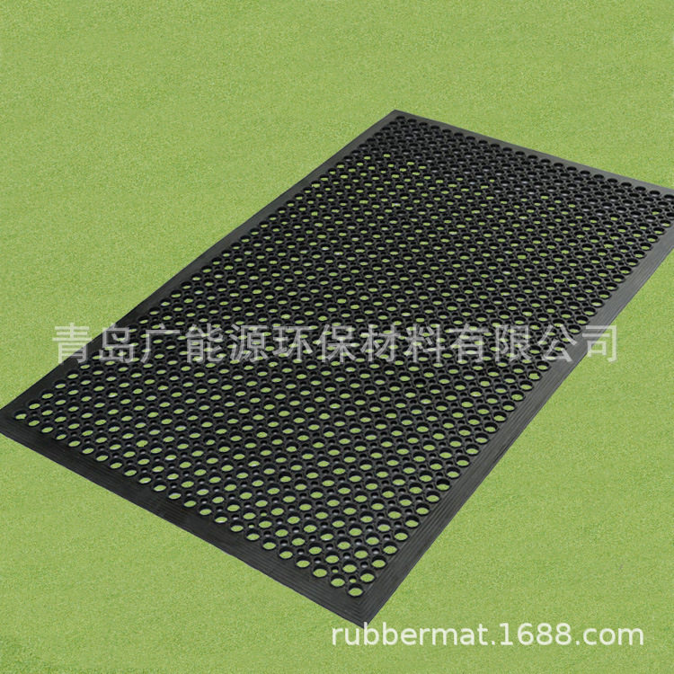 加厚户外安全橡胶垫/船甲板橡胶垫/栅格草坪保护垫/公猪防滑垫J
