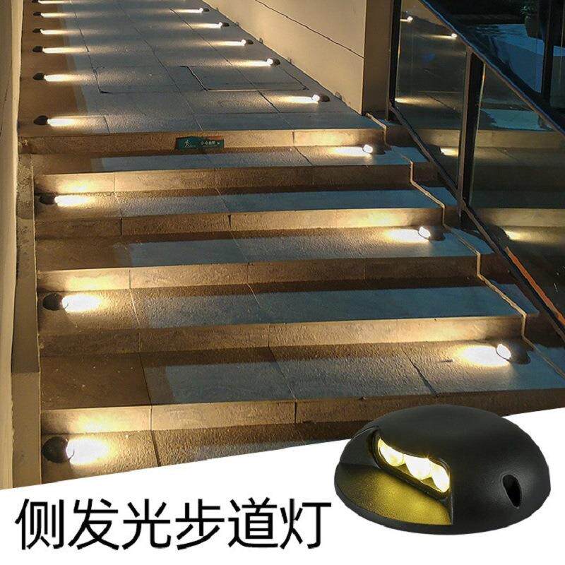 LED接电款免开孔地埋灯户外台阶踏步楼梯灯花园庭院地灯铝材