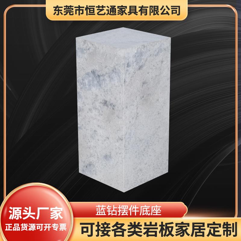 艺术品雕塑底座酒店爵士白大理石工艺品摆件装饰底大理石展示台柱