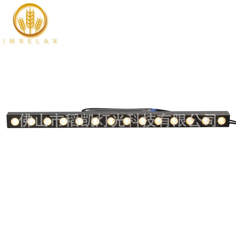 14颗3W暖白色LED 灯条色温2600KDMX 舞台灯光频闪调光金属机身