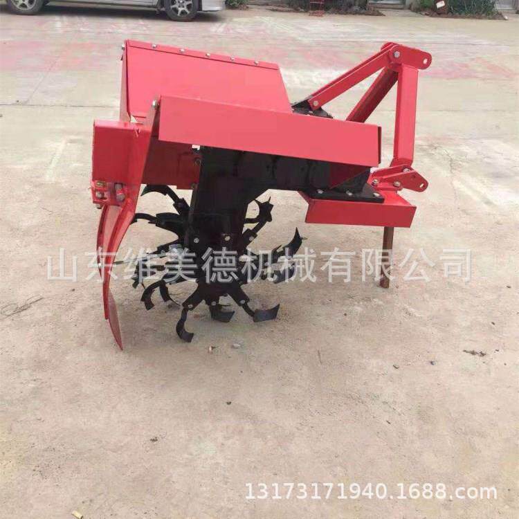 果园大棚专用拖拉机后置挖坑机 草莓大棚专用开沟起垄机