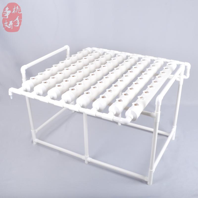 无土栽培蔬菜种菜 阳台种植 蔬菜花架 横排八管圆管自动水培设备
