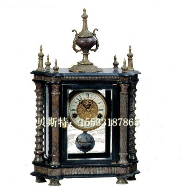 样板间钟表座钟   道具机芯欧式 电影 钟机械仿古董纯铜古典台钟