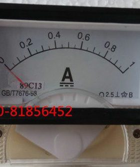 直流电流表 电压表 89C13 89L13 75MV 安装式电表