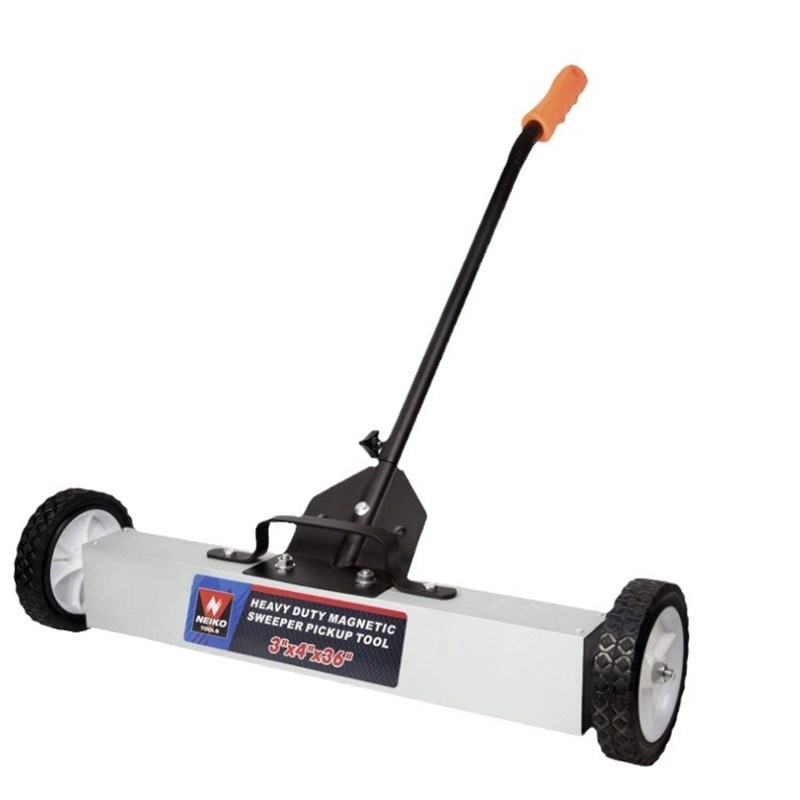 磁性地面清h道夫行走除渣手推式吸铁车36O英寸除铁器捡拾器磁性