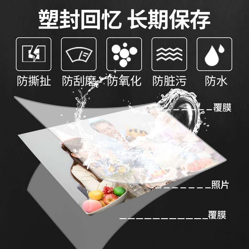 过塑机ab3塑封膜8c丝过塑膜塑封纸热封膜照片菜单文件护卡膜过胶