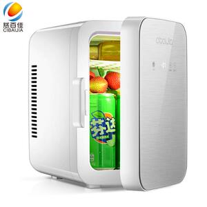 慈百佳8L车载电冰箱冷藏小冰柜寝室车家两用可结冷暖箱冷冻
