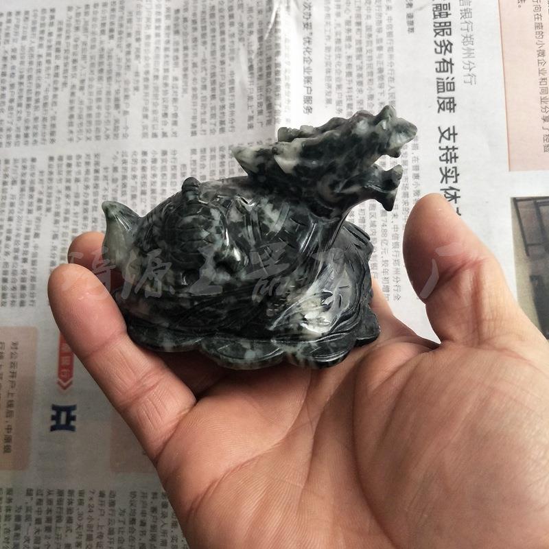 工厂独山玉龙龟摆件麒麟文昌塔貔貅摆件用品南阳独山玉工艺品