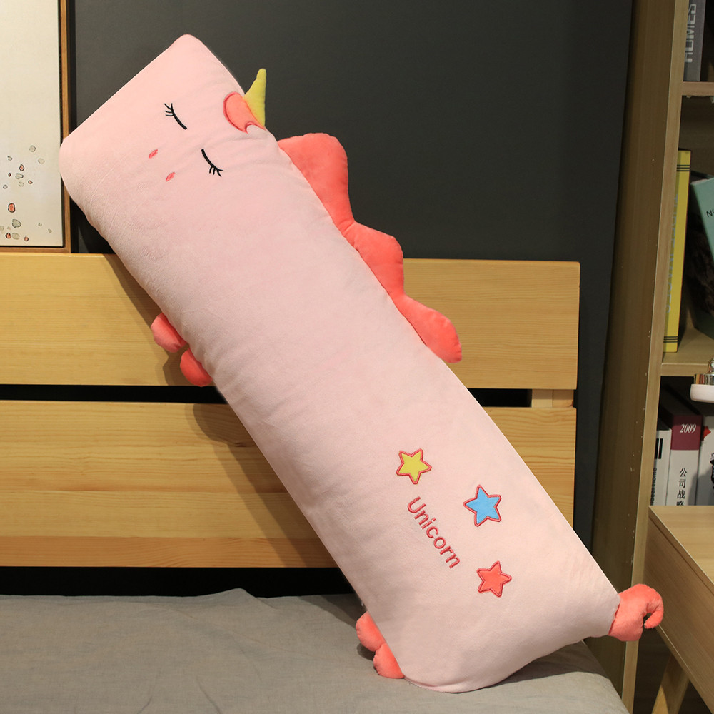 带枕套双人情侣长条睡觉卡通枕头 1G3米长款一体W大枕芯可定制姓