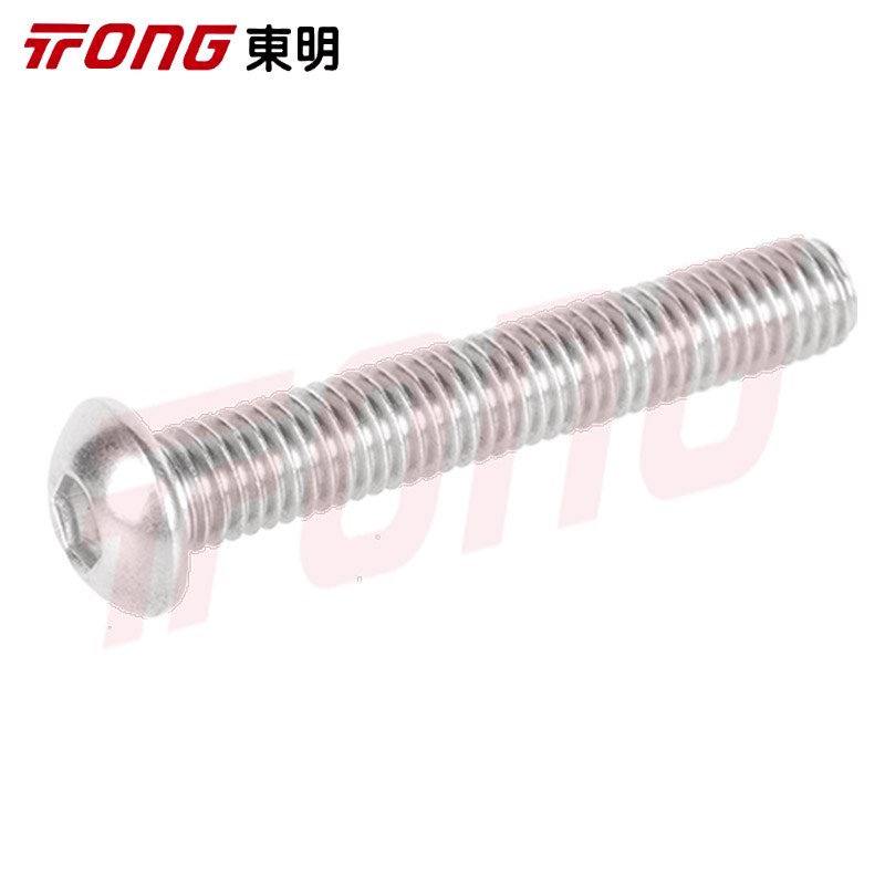浙江东明 304不锈钢圆头内六角螺丝M2C-M16蘑菇头圆杯螺钉ISO7380