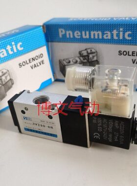 浙博文磁3三通位-阀二电80V21换气向气动电磁阀 电磁阀阀0