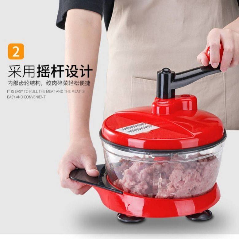 家用绞菜机手动厨房用品绞肉机饺子馅搅拌蒜泥搅蒜器切菜神器,厨房/烹饪用具,多功能切菜器,淘宝优惠券,粉丝福利购,淘宝优惠卷