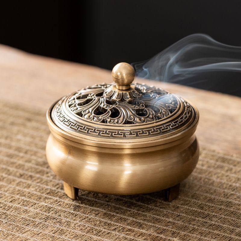 盘香炉家用室内办公室仿古香薰炉线香沉香檀香艾草炉熏供佛摆件,餐饮具,茶道/香炉,淘宝优惠券,粉丝福利购,淘宝优惠卷