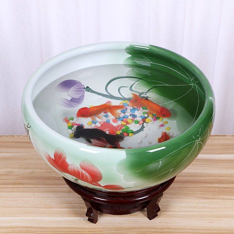 景德镇陶瓷鱼缸大号青花金鱼乌龟缸盆睡碗莲水仙荷花盆缸槟榔盆钵,宠物/宠物食品及用品,桌面缸,淘宝优惠券,粉丝福利购,淘宝优惠卷