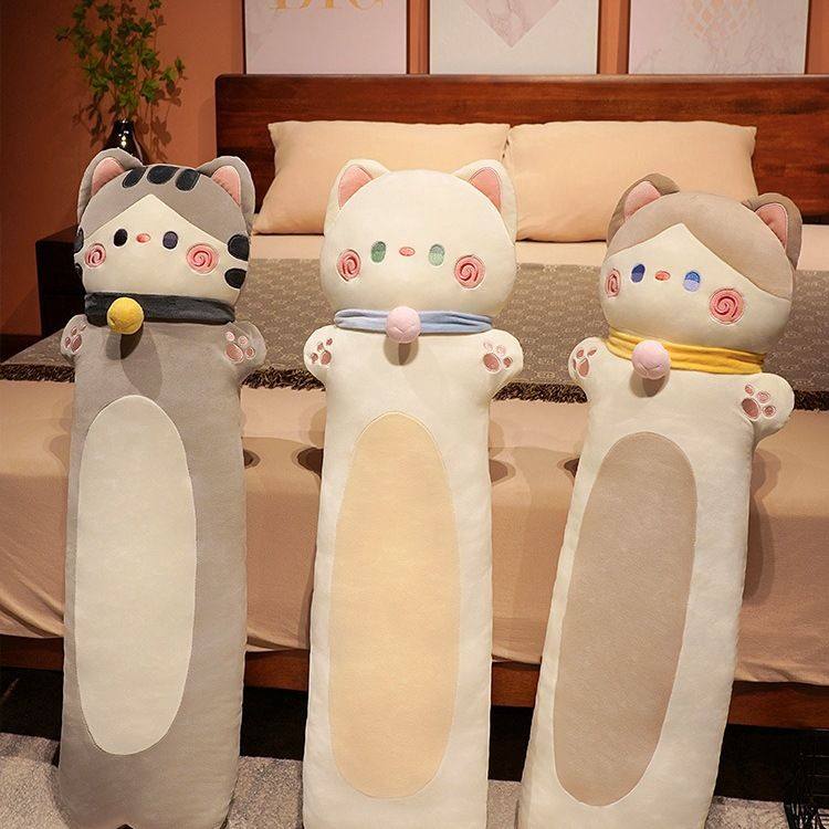 猫咪可爱靠垫大号床头靠枕抱枕床上陪你睡觉男生夹腿长条枕女生,居家布艺,靠垫/抱枕,淘宝优惠券,粉丝福利购,淘宝优惠卷