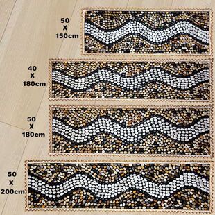 鹅卵石脚底按摩按摩器雨花石穴位走毯石头路足部地垫家用足底脚垫