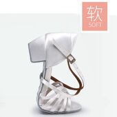 少儿拉丁舞蹈鞋 女童舞蹈鞋 跳舞鞋 专业儿童拉丁舞蹈鞋 软底拉丁舞鞋