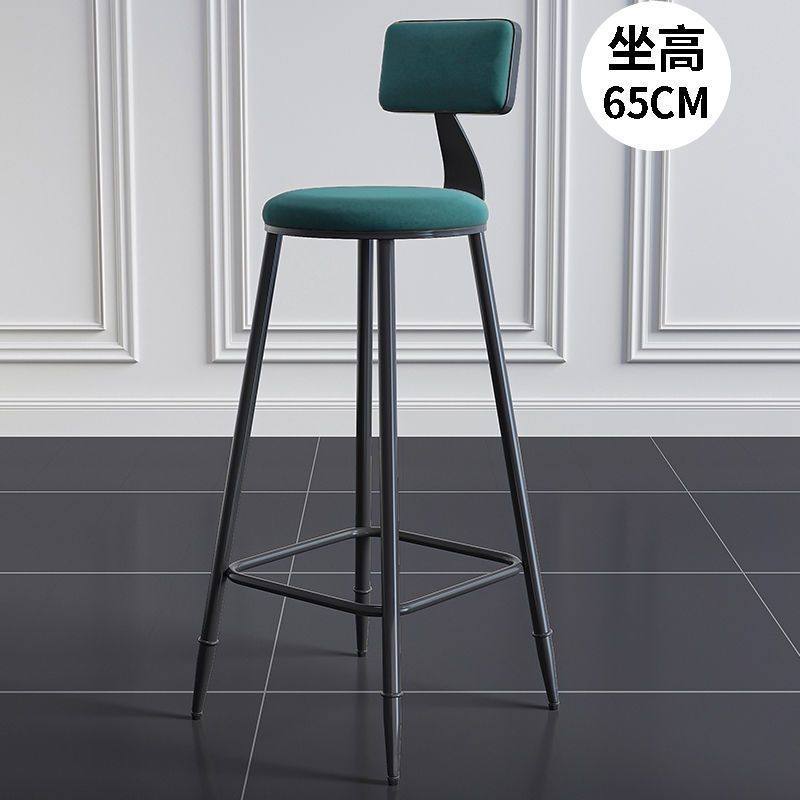 吧台椅子北欧吧台椅家用现代简约靠背轻奢酒吧椅铁艺收银高脚高椅,住宅家具,家用高脚椅,淘宝优惠券,粉丝福利购,淘宝优惠卷