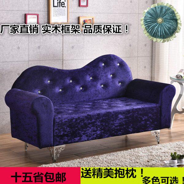 卧室单人店铺双人沙发三人欧式布艺沙发简约贵妃椅组合沙发小户型