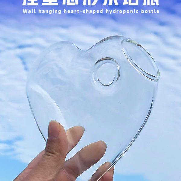 小清新创意悬挂花瓶玻璃水养植物壁挂餐厅客厅卫生间墙上装饰水培