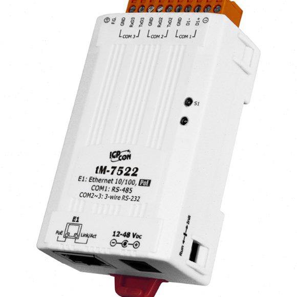 tM-7522  1 Port的RS-485 与2 Port的RS-232及PoE供电的迷你型可,五金/工具,PLC,淘宝优惠券,粉丝福利购,淘宝优惠卷