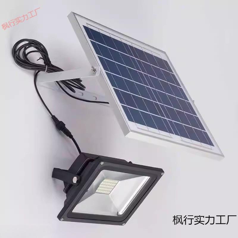 太阳能照明灯庭院灯天黑自动亮投光灯家用户外灯防水超亮感应路灯