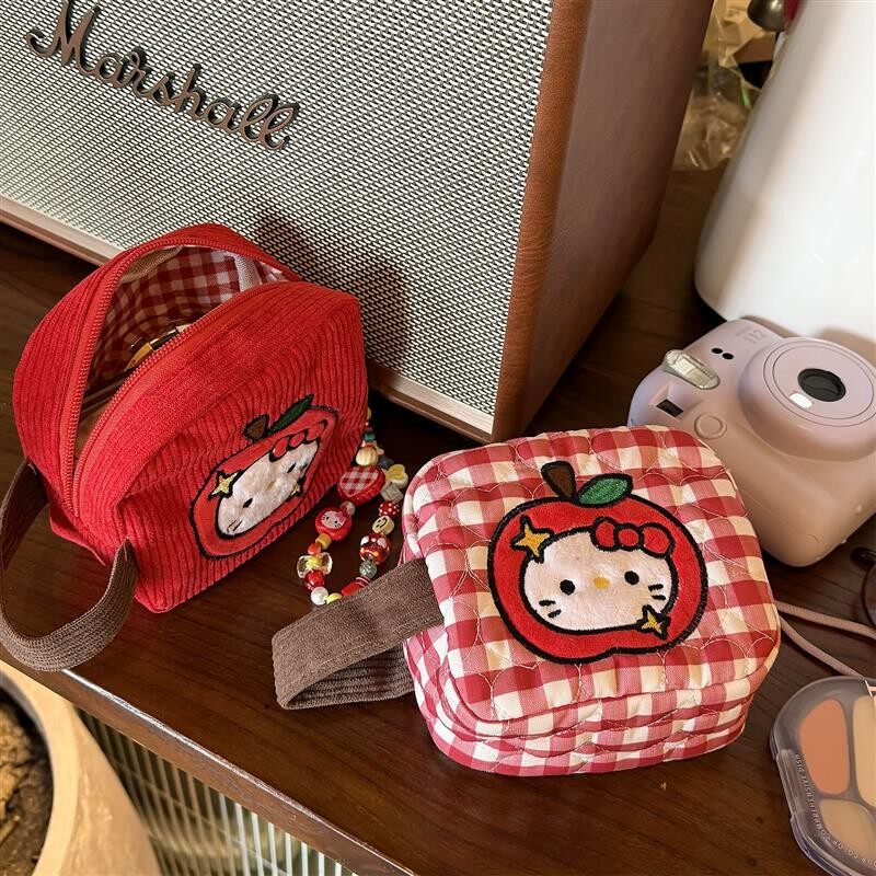 苹果猫咪拍立得收纳包适用于富士mini12相机包外出便携防撞保护套