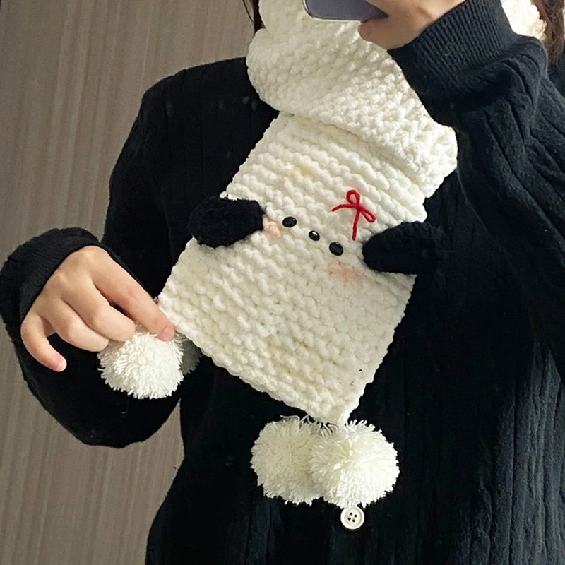 帕恰狗围巾毛线手工DIY