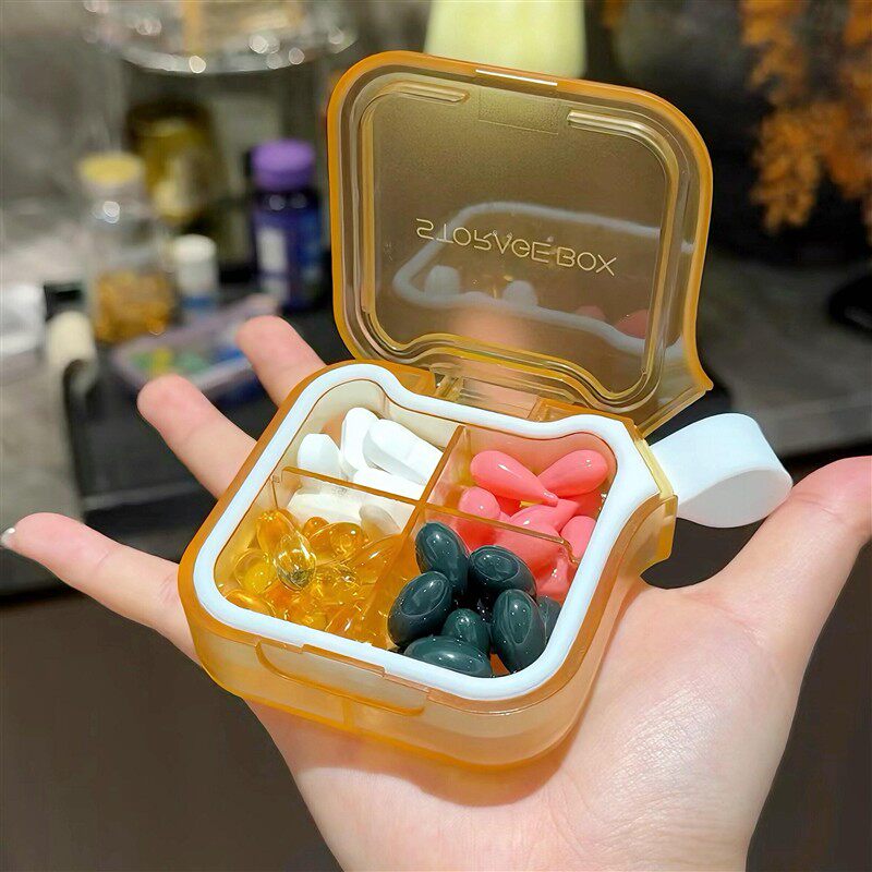 便携密封防潮医用分装急救药盒