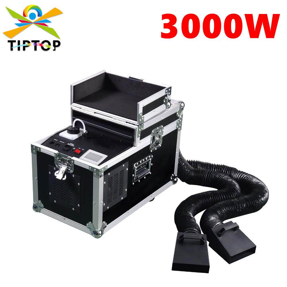 3000W舞台婚庆T台地烟机水雾机DMX512/手动/遥控 航空箱带滚轮